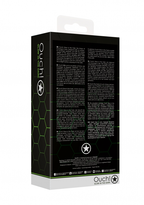 OUCH! GLOW IN THE DARK ROPE 10M/16STRINGS