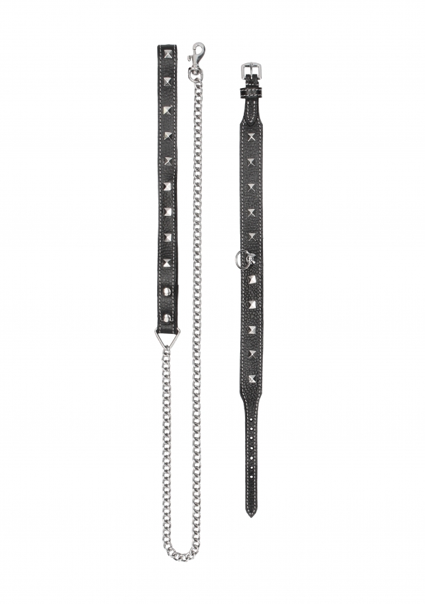 PAIN 7 PIECE LEATHER STUDDED BONDAGE KIT