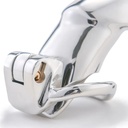 GAYT*GEAR STAINLESS CHASTITY CAGE W/ HIDDEN LOCK (SMALL)