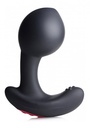 INFLATABLE VIBRATING SILICONE PROSTATE PLUG