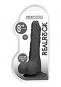 REAL ROCK DILDO 20CM WITH BALLS 