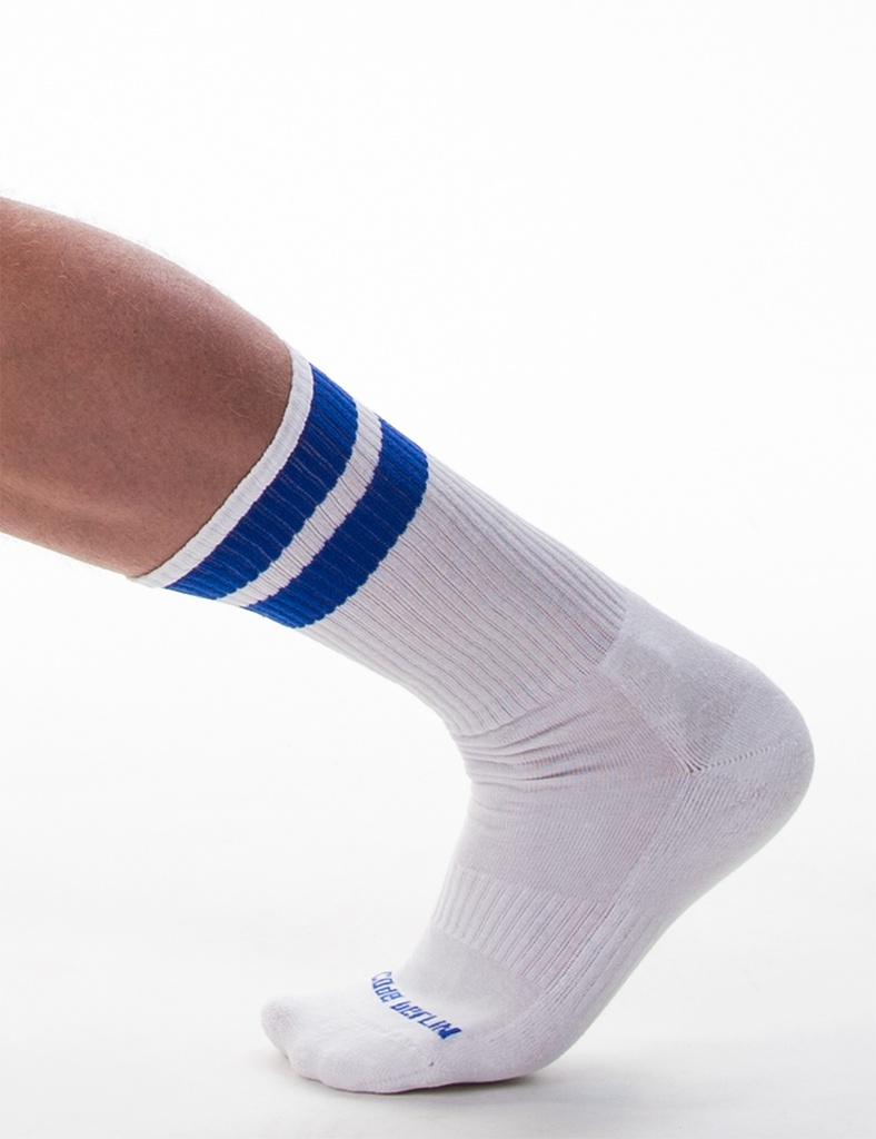 BARCODE BERLIN GYM SOCKS WHITE WITH VARIOUS COLORED STRIPE