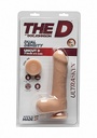 DOC JOHNSON UNCUT D REALISTIC ULTRASKYN DILDO 18 CM