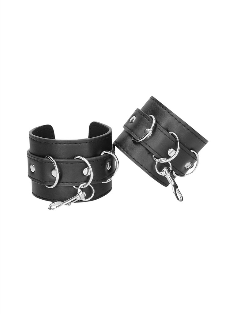 OUCH LEATHER HAND AND LEG CUFFS