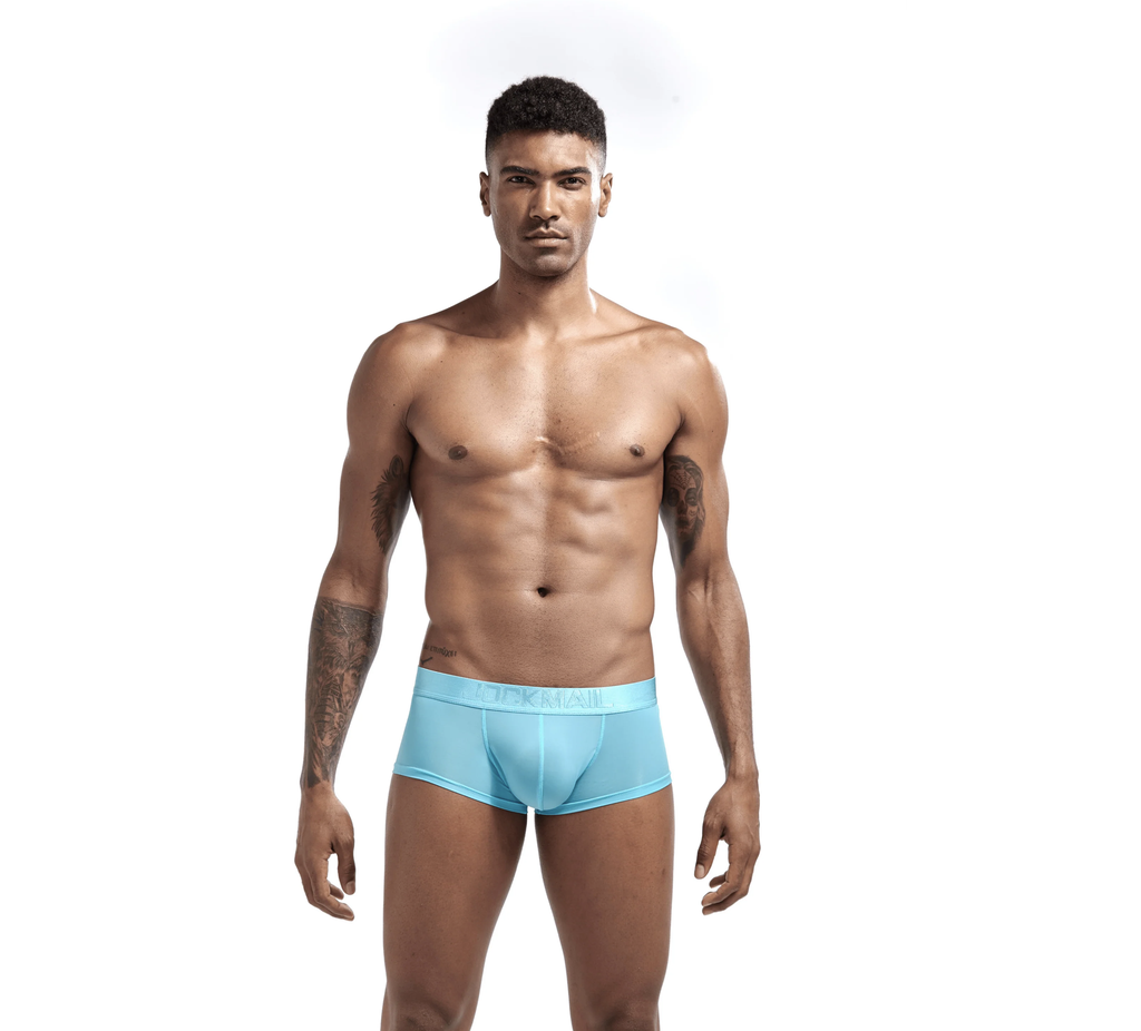 JOCKMAIL 492 ICE SILK SQUARE ANGLE BOXER