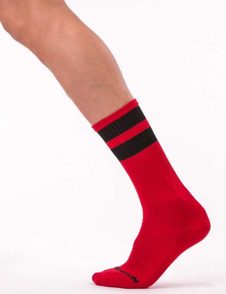 BARCODE BERLIN GYM SOCKS RED/BLACK