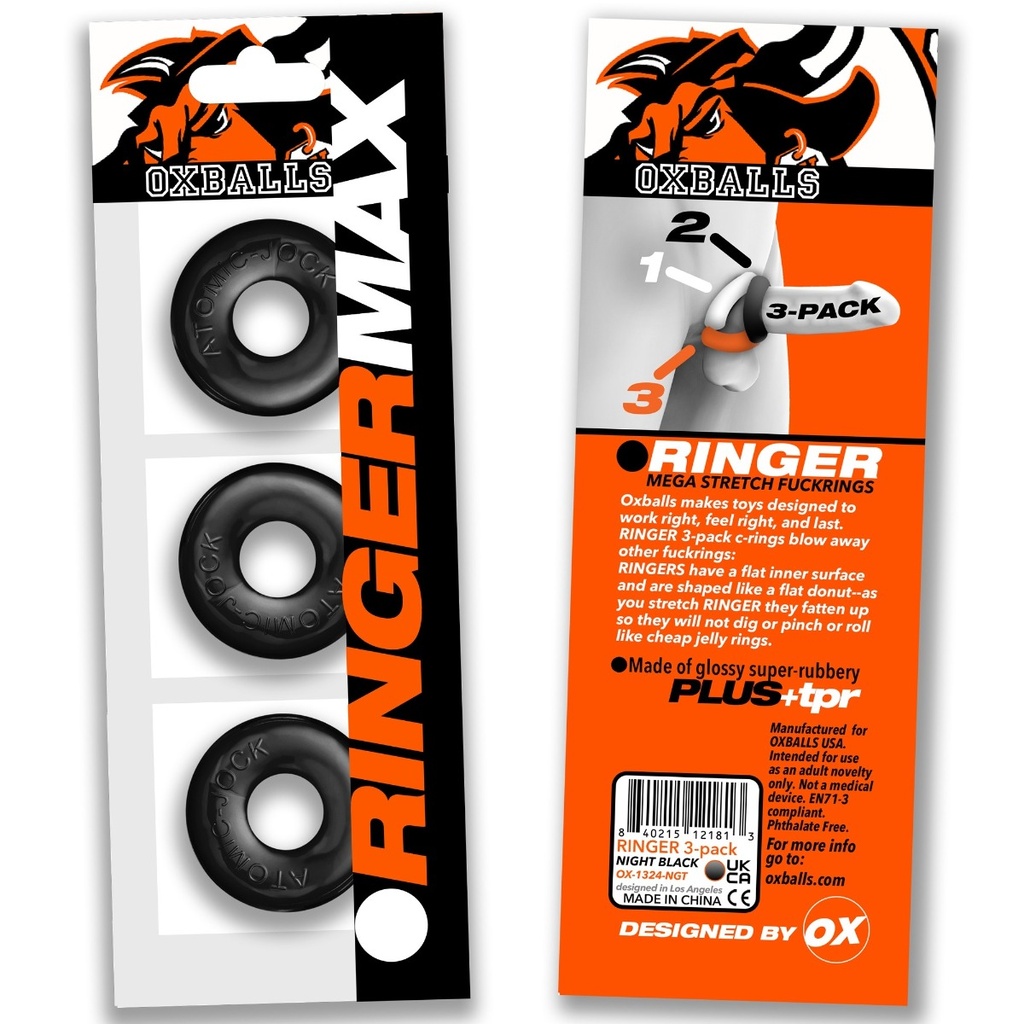 OXBALLS RINGER MAX 3 PACK