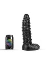 ALL BLACK DARK CRYSTAL DILDO 26,5cm