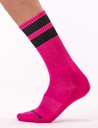 BARCODE BERLIN GYM SOCKS PINK/BLACK