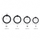 GAYT*GEAR SILICONE SHAFT RING W/ BALL