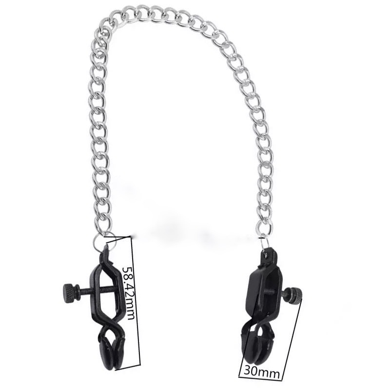 GAYT*GEAR NIP CLAMP W/ SPRING & CHAIN