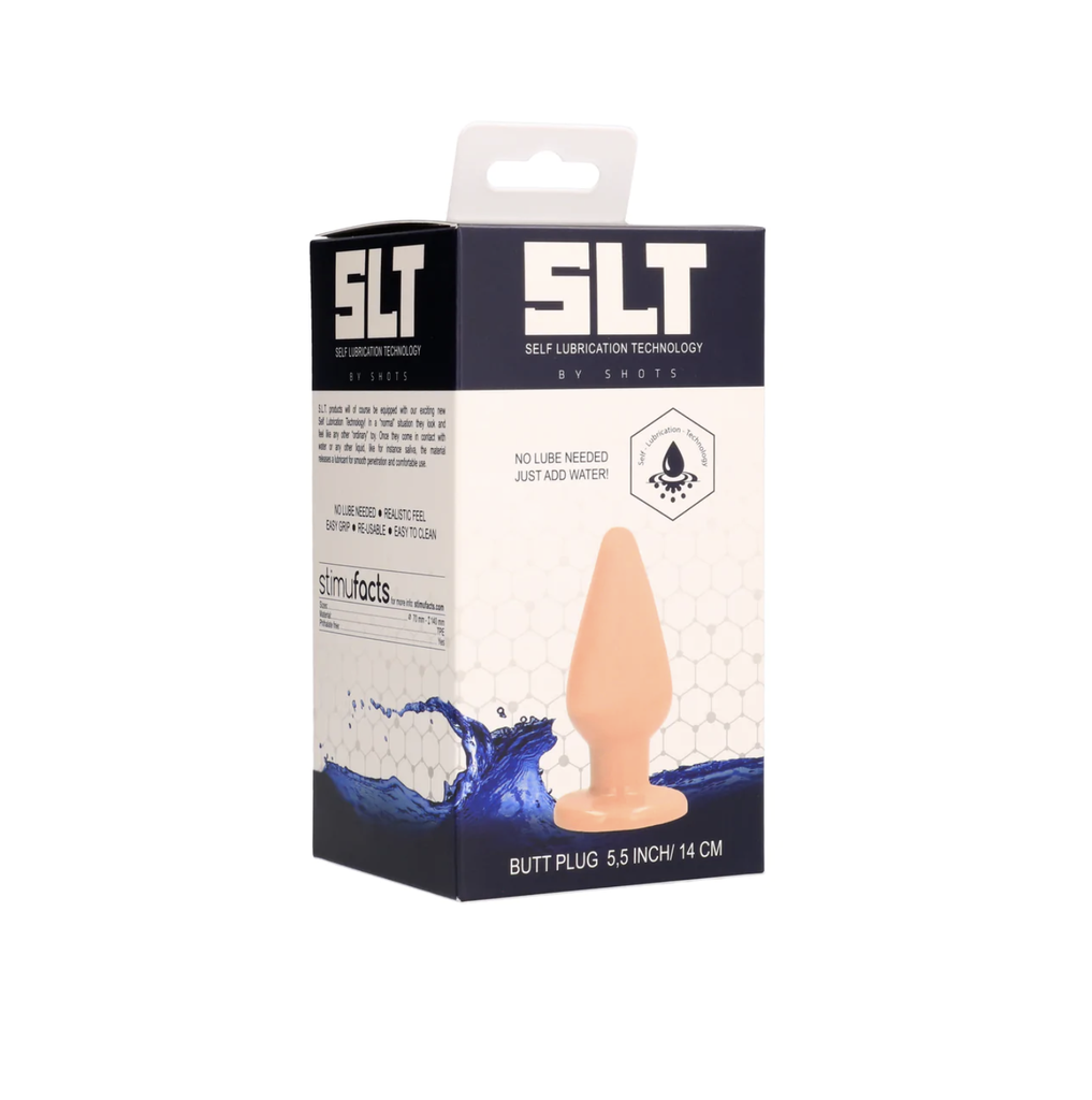 SLT SELF LUBRICATING BUTT PLUG 5in