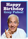DM GREY PUBES CARD