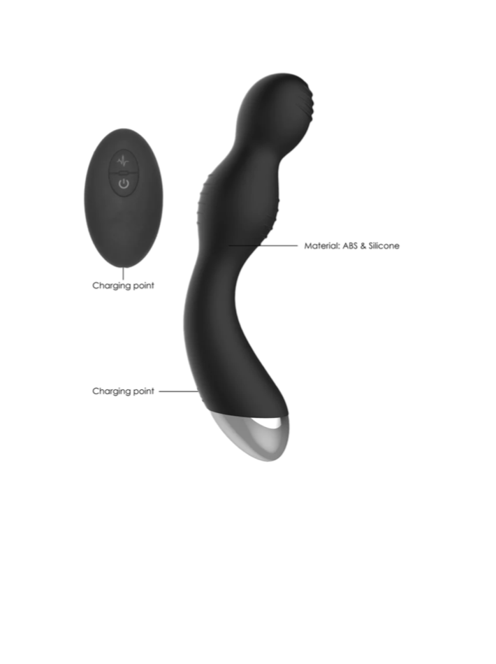 ELECTROSHOCK E-STIM G/P SPOT VIBRATOR W/ REMOTE