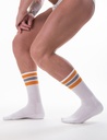 BARCODE BERLIN ME TIME SOCKS WHITE/ORANGE/GREY