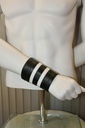 GAYT*GEAR LEATHER GAUNTLET DOUBLE STRIPE