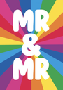 DM Mr And Mr Gay Wedding Card