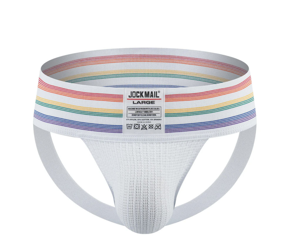 JOCKMAIL 261 RAINBOW WAISTBAND JOCK