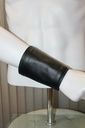 GAYT*GEAR LEATHER GAUNTLET CUFF W/ STRIPE