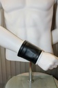 GAYT*GEAR LEATHER GAUNTLET CUFF W/ STRIPE