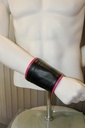 GAYT*GEAR LEATHER GAUNTLET CUFF W/ STRIPE