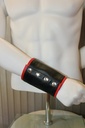 GAYT*GEAR LEATHER GAUNTLET CUFF W/ STRIPE