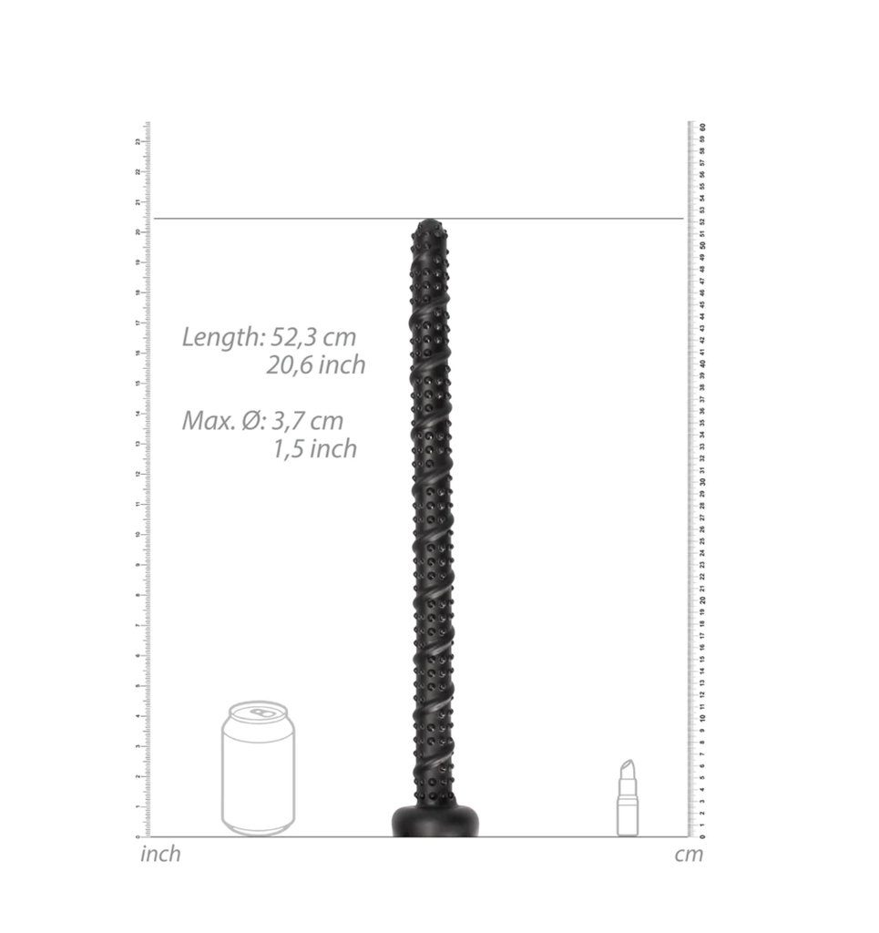 OUCH ASS TEXURED SNAKE DILDO