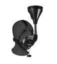 OUCH OPEN MOUTH GAG HEAD HARNESS W/ FUNNEL