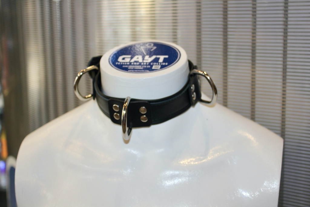 GAYT*GEAR LEATHER BONDAGE COLLAR