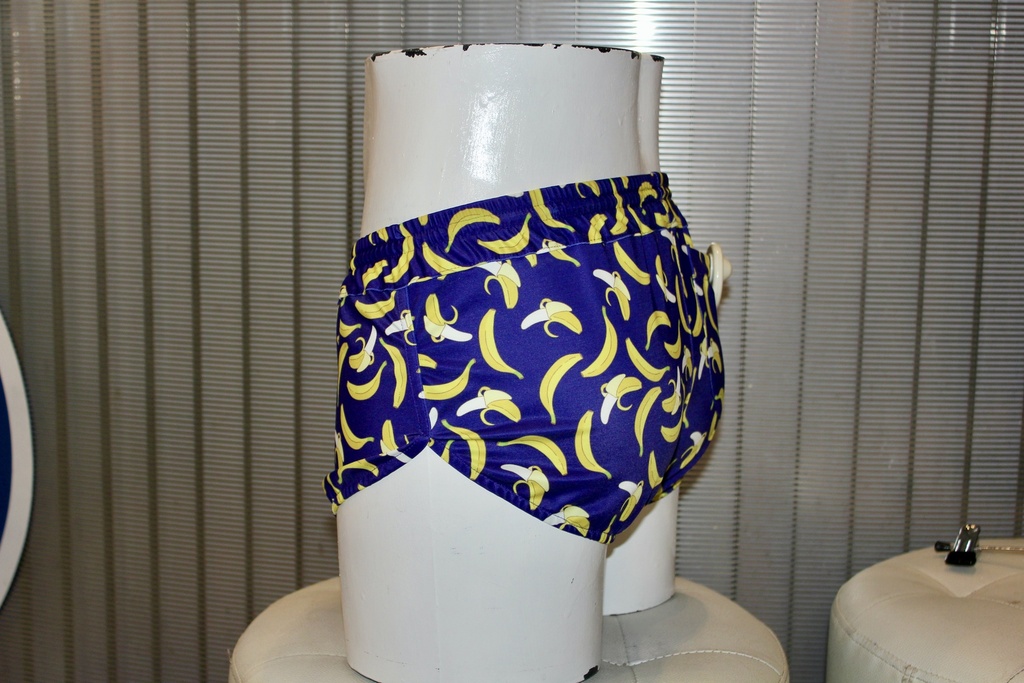 SWEET BANANA BANANAS LAS VEGAS SWIM RUNNING SHORT