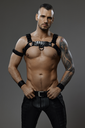 PROVOCATEUR LEATHER HARNESS ALEX