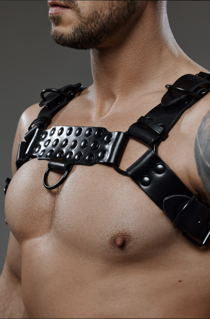 PROVOCATEUR LEATHER HARNESS ALEX