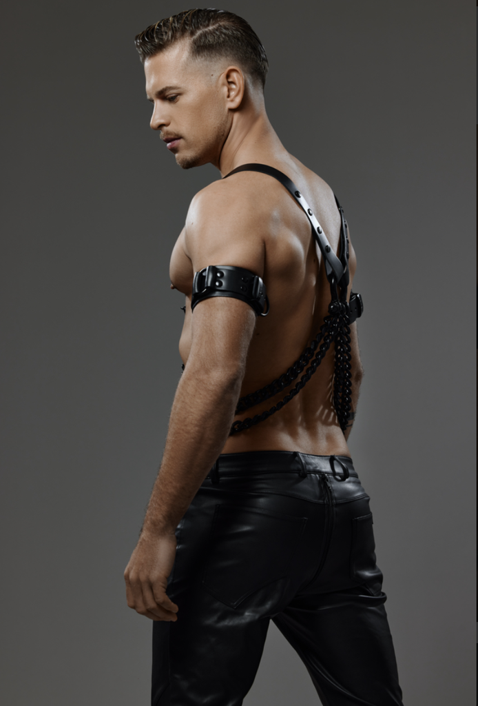 PROVOCATEUR LEATHER BICEP CUFF BRUNO