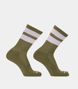 BARCODE BERLIN GYM SOCKS OLIVE/WHITE