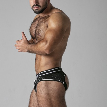 LOCKER GEAR MASSIVE RUDE JOCK BRIEF WITH ZIPPER