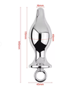 GAYT*GEAR ANAL PLUG WITH PULL TAB (ALU ALLOY)