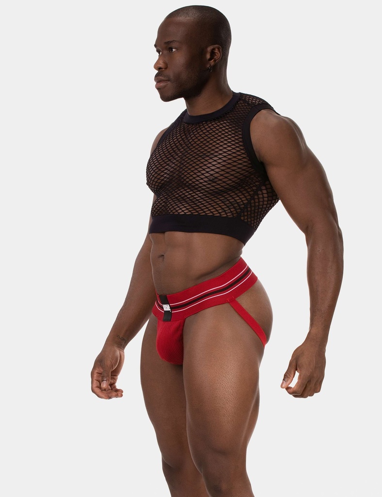 BARCODE BERLIN FISHNET CROP MATENO