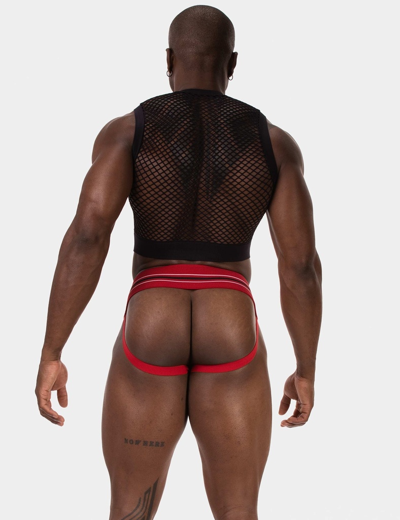 BARCODE BERLIN FISHNET CROP MATENO