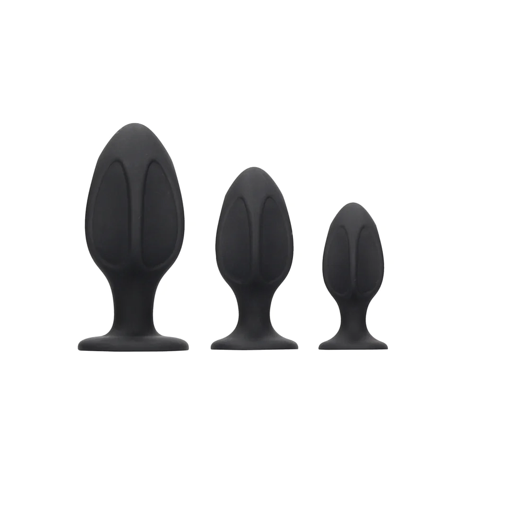 OUCH DIAMOND SHAPED PLUG SET (3)