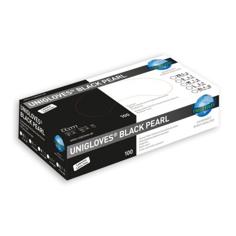 BOX BLACK DISPOSABLE GLOVES