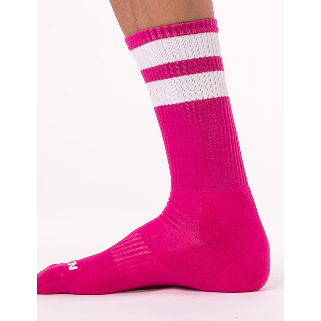 BARCODE BERLIN GYM SOCKS BLACK WITH VARIOUS COLORED STRIPE
