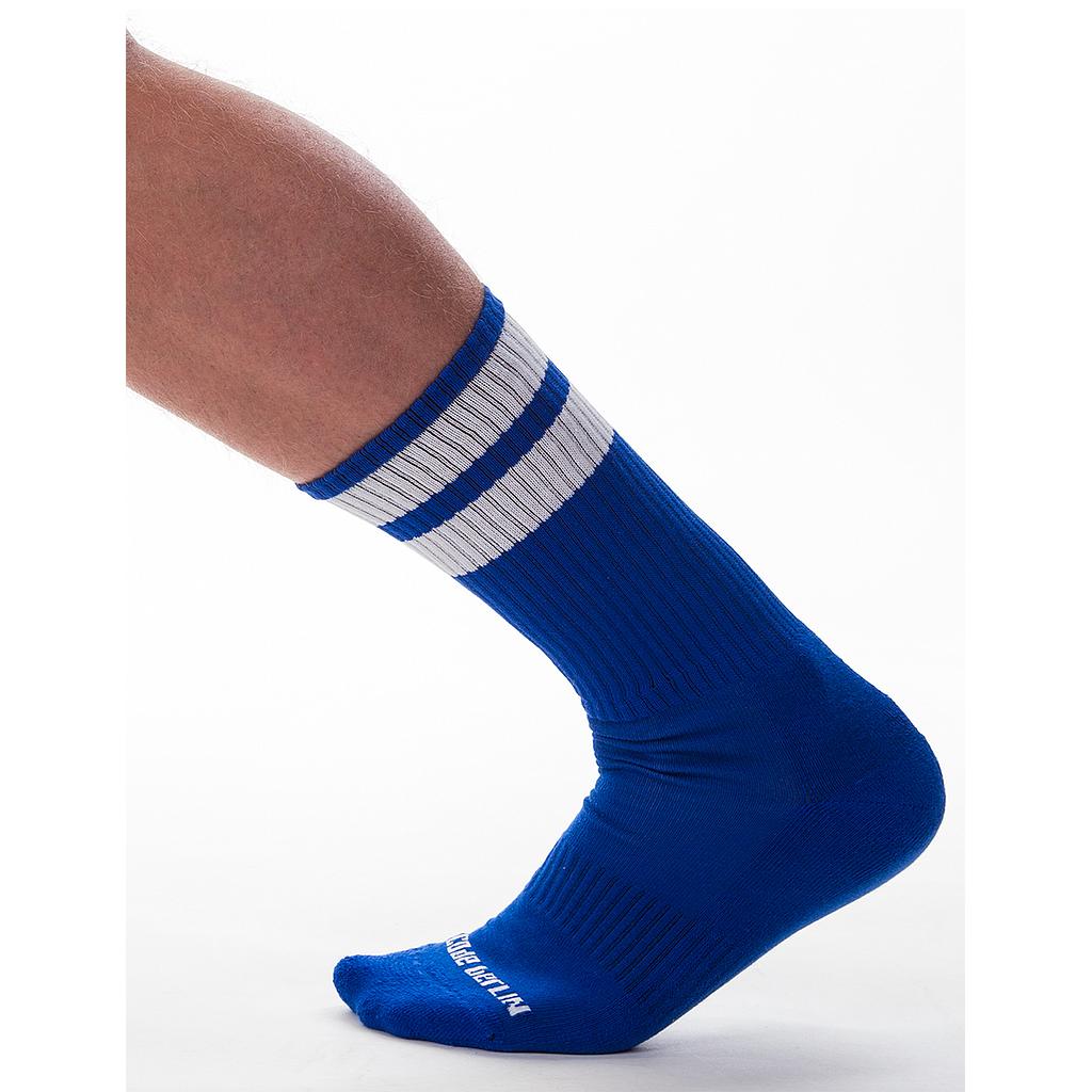 BARCODE BERLIN GYM SOCKS BLACK WITH VARIOUS COLORED STRIPE