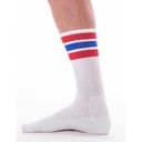 BARCODE BERLIN ME TIME SOCKS WHITE/RED/BLUE