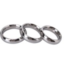 GAYT*GEAR COCKRING THICK ROUNDED STAINLESS