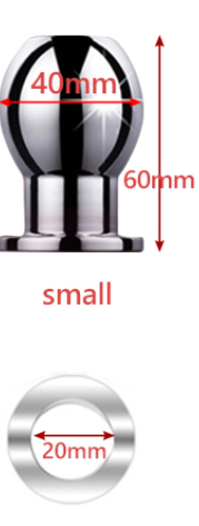 GAYT*GEAR ANAL PLUG HOLLOW SMOOTH