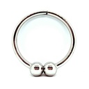 STAINLESS BARBELL COLLAR W/ MAGNET