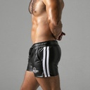 LOCKER GEAR SAUCY RUDE SHORT WITH COLORED STRIPE