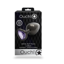 OUCH HEART GEM BUTT PLUG PURPLE