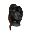OUCH MASK WITH PONY TAIL