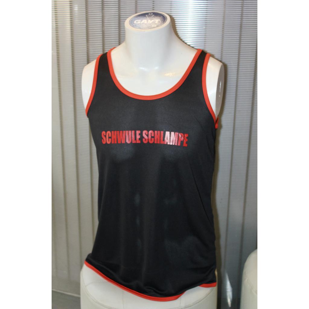 GAYT*GEAR TANK TOP SCHWULE SCHLAME  VINYL